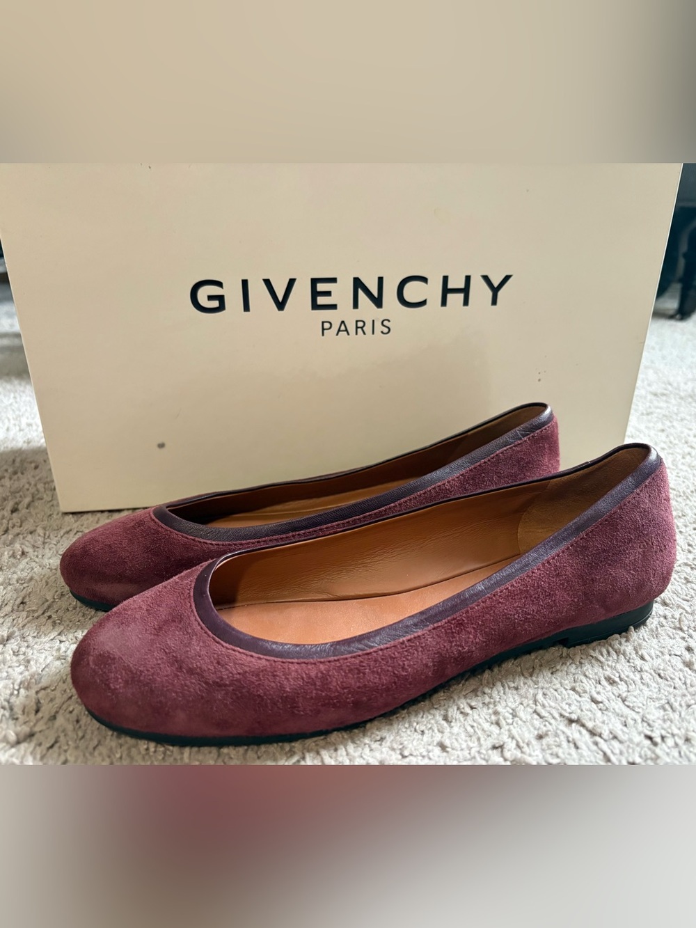 Givenchy Suede Ballet Flats
